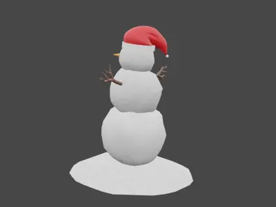 Snowman Free 3D model purchase