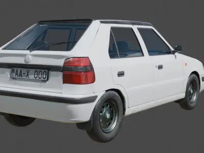 Skoda Felicia 3d Model 3D model
