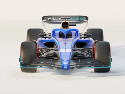 Williams FW45 3D model