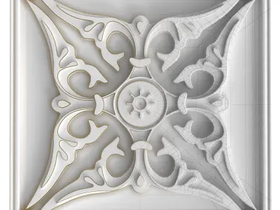 Decorative panels - Set 3 3D model