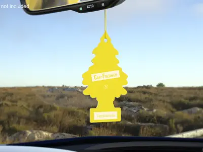 Vanillaroma Little Trees Car Freshener 3D model
