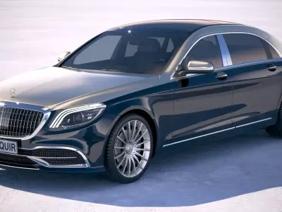 Mercedes Maybach 2019 3D model