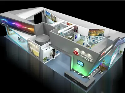 Exhibition - Area - 24X12-3DMAX2012-016 3D model