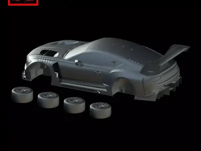 Bentley Continental GT3 2019 3D print model