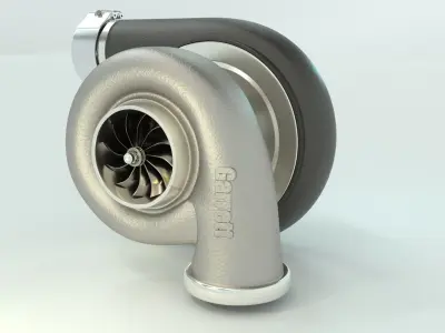 Garrett Turbo Charger  3D model