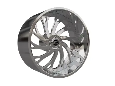 AMANI FORGED Atlantic ORIGINAL FORGED WHEEL 3D MODEL 3D print model