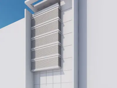 Modern Building Exterior 3D model