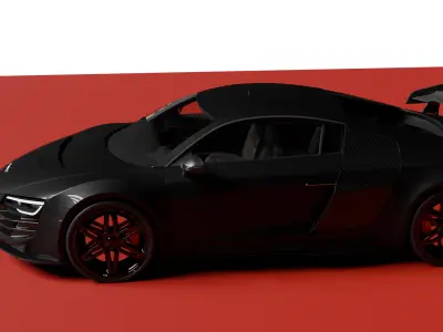 Audi R8 Blak 3D model