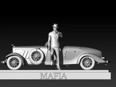 Mafia 3D Printing Model 46x20x25 3D print model