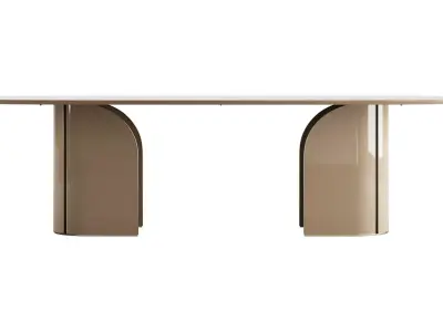 DUNA Dining Table by Capital Collection 3D model