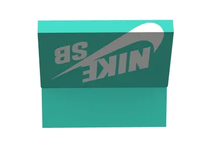 Nike Shoe Box PBR 11 Low-poly 3D model