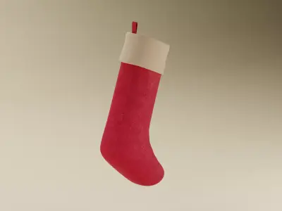 Christmas Socks 3D model