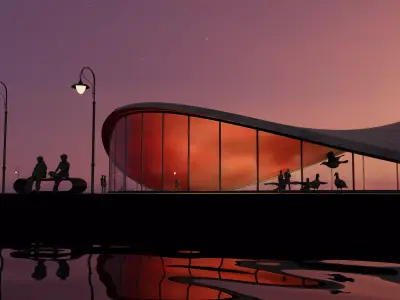 Organic building 3D model