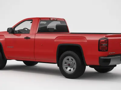 2018 GMC Sierra 1500 Regular Cab 3D model