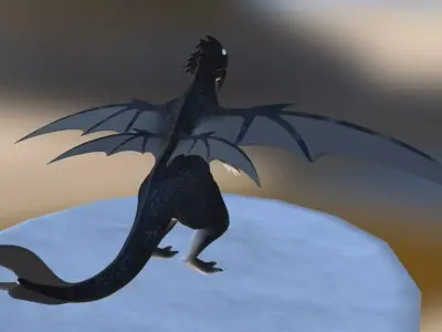 darkSnow Dragon 3D model