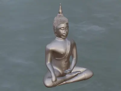 Budha Sculpture 3D print model