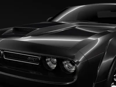 Dodge Challenger SRT Widebody 2017 3D model