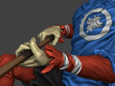 Eddie at Hockey 3D print model