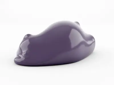 Resting Bear Figure 3D model