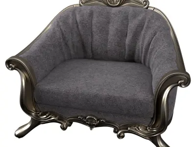 Classic Armchair  MONDELUX 3D model