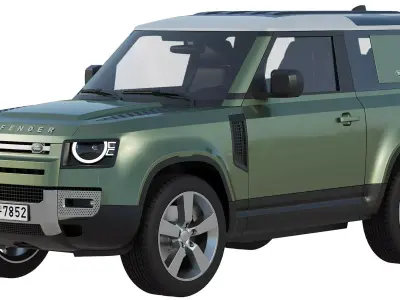 Land Rover Defender 90 2020 3D model