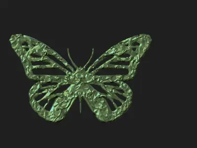 butterfly 3d model  3D print model