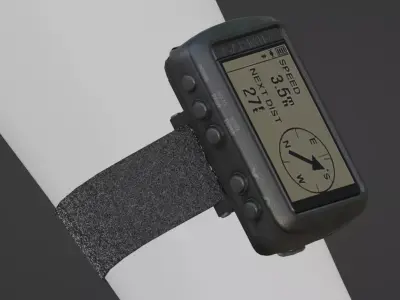 Garmin Foretrex 601 Low-poly 3D model