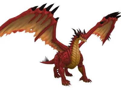 Ultimate Dragon Pack Low-poly 3D model