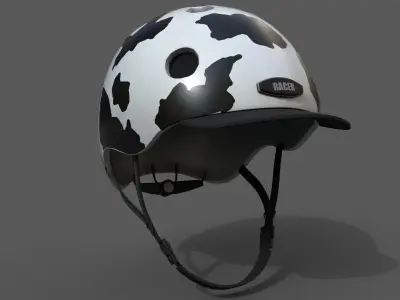 Helmet sport Color 3d model Generic camp human  Low-poly 3D model