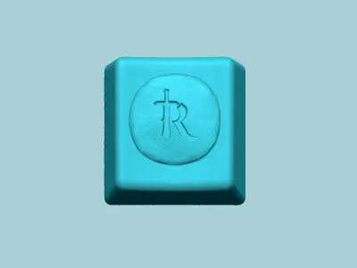 KeyCap - Runescape Symbol Rune - Decorative KeyCaps 3D print model