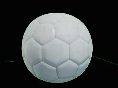 Soccer Ball Low-poly 3D model purchase