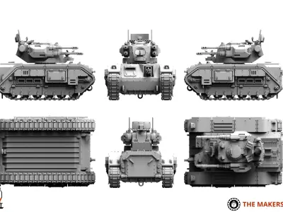 Universal Guard - Support Tanks 3D print model