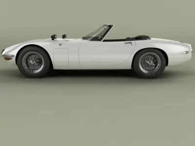 Toyota 2000GT Cabrio 3D model