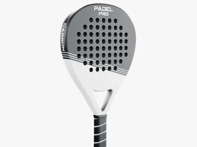 Padel racket - Tear Drop 3D model