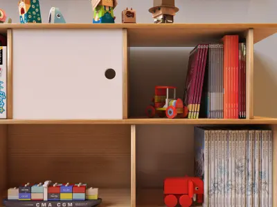 Vilac and Nathan and Papertoys Marshall Alexander 3D model