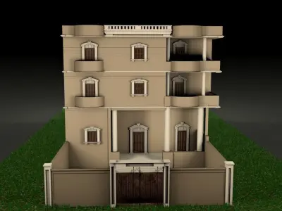 Arab house 3D model