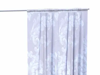 Curtains Low-poly 3D model purchase