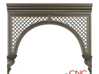 Architectural arch 3D model