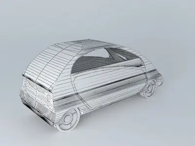 The car futuristic Free 3D model