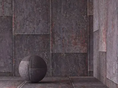Drywall Panel Plaster 8K - Seamless - Tileable - DrCG No 91 3D model