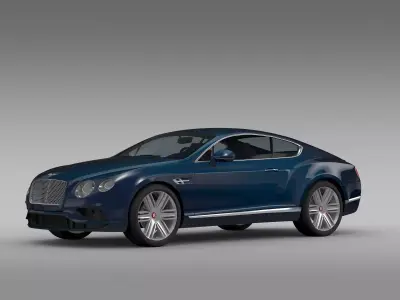 Bentley Continental GT V8 2017 3D model