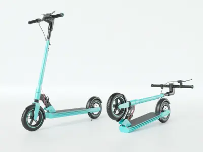electric scooter Unicool Foldable 3D model