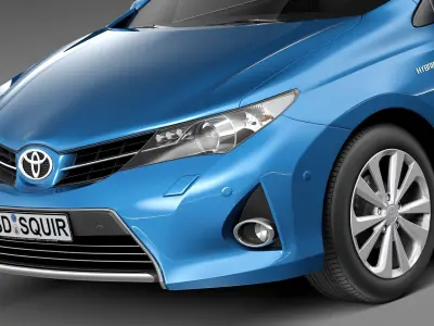 Toyota Auris 2013 3D model