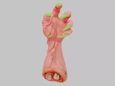 Monstrous Claw Low-poly 3D model