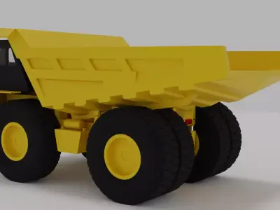 Caterpillar 777D Free 3D model
