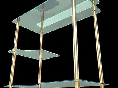 Free Glass Table Free 3D model