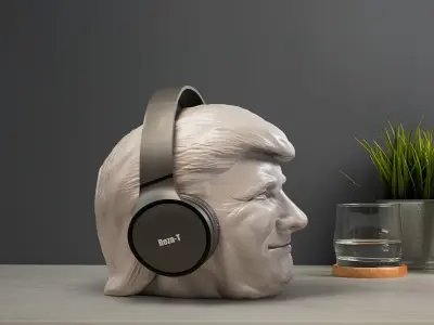 Donald Trump Headphone Stand  3D print model