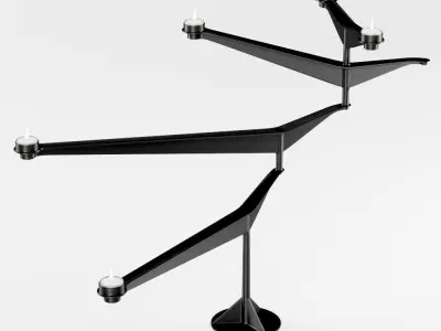 Spin Candelabra by Tom Dixon 3D model