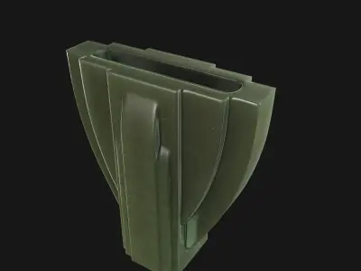 Art Deco Vase 01 Low-poly 3D model