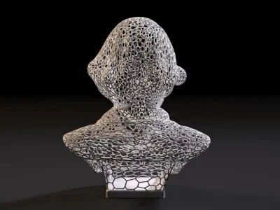 Shakespeare Bust 3D print model